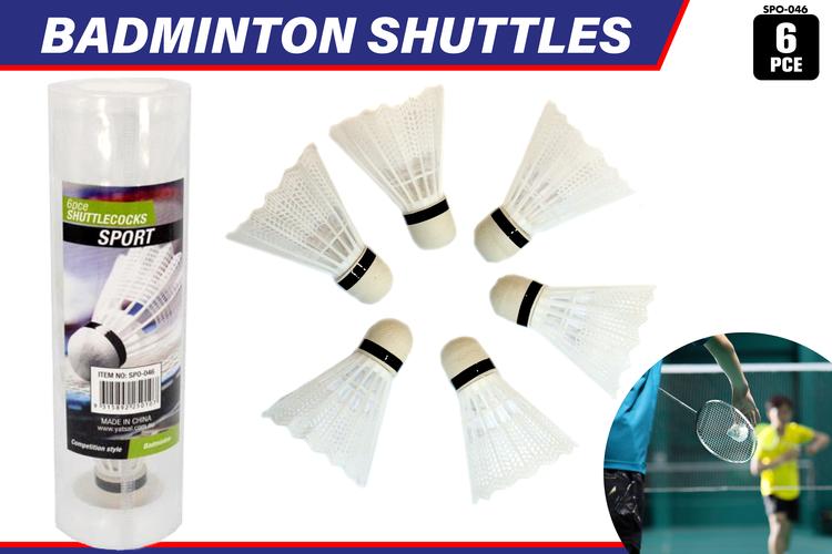 Badminton Shuttles Pk 6(for dancing dolls or windmills)